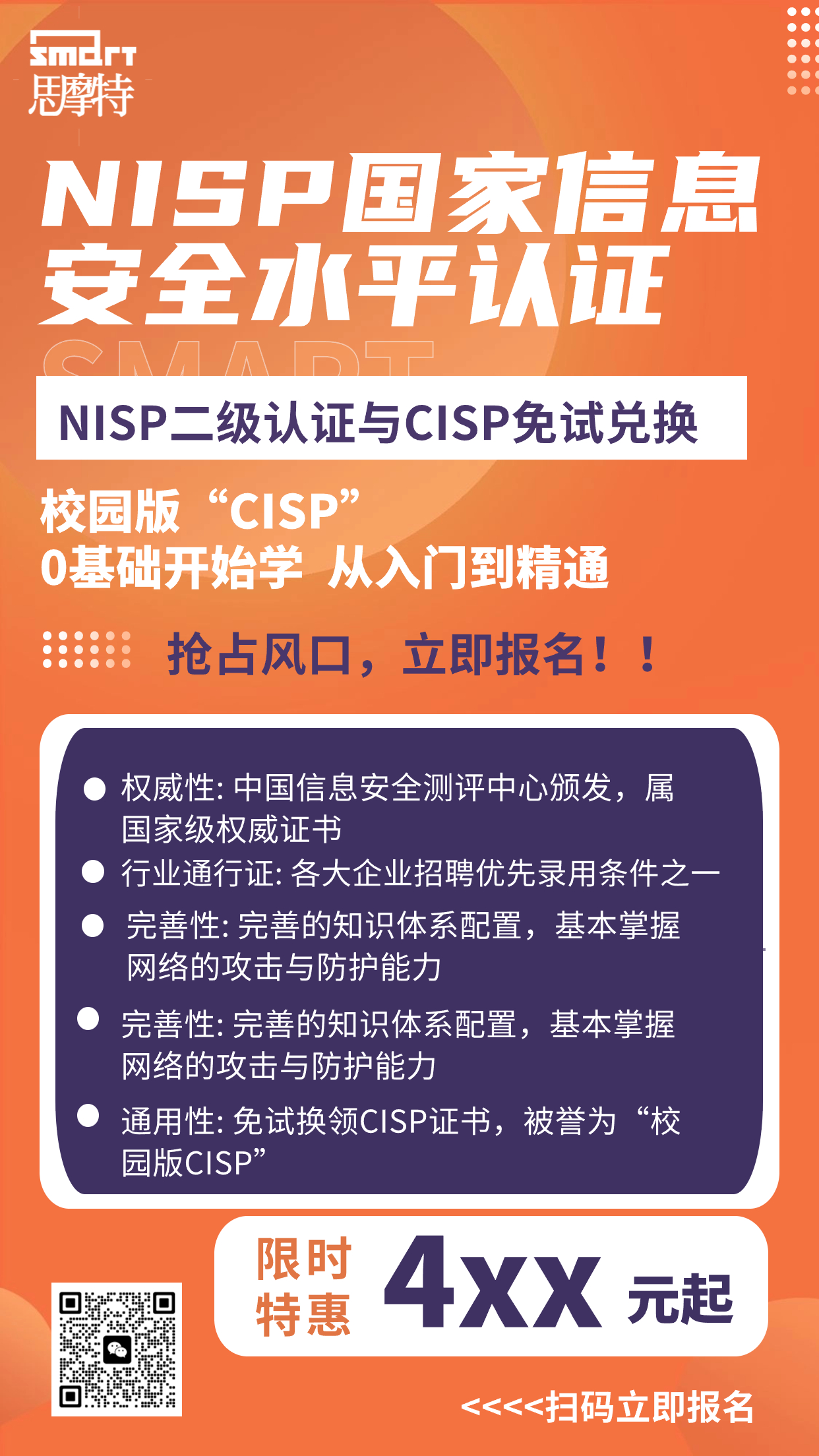 成人职业教育设计类课程招生竖版海报(1)(1)